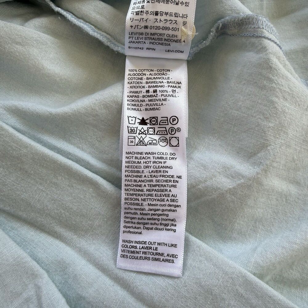 Levi's Women's Jolene Long Sleeve Maxi Dress - Honestly Happy XS *faded - Picture 11 of 13